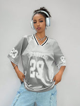Oversized T-Shirt Large Number Print